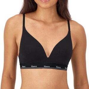 Hanes Black Bra